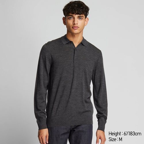 Polo de lana de Merino.