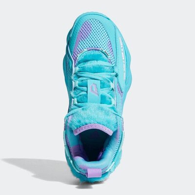 Vista cenital de las adidas Dame 7 EXTPLY